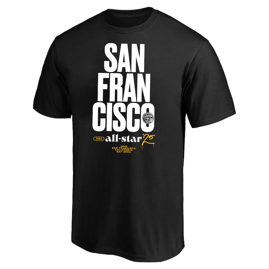 Men 2025 NBA all Star black T Shirt style 4->more jerseys->NBA Jersey